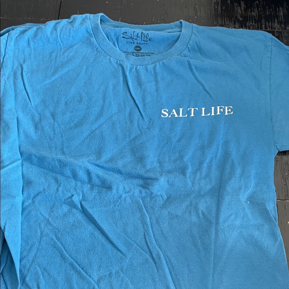 Salt Life Vibrant Blue Short Sleeve Tee
